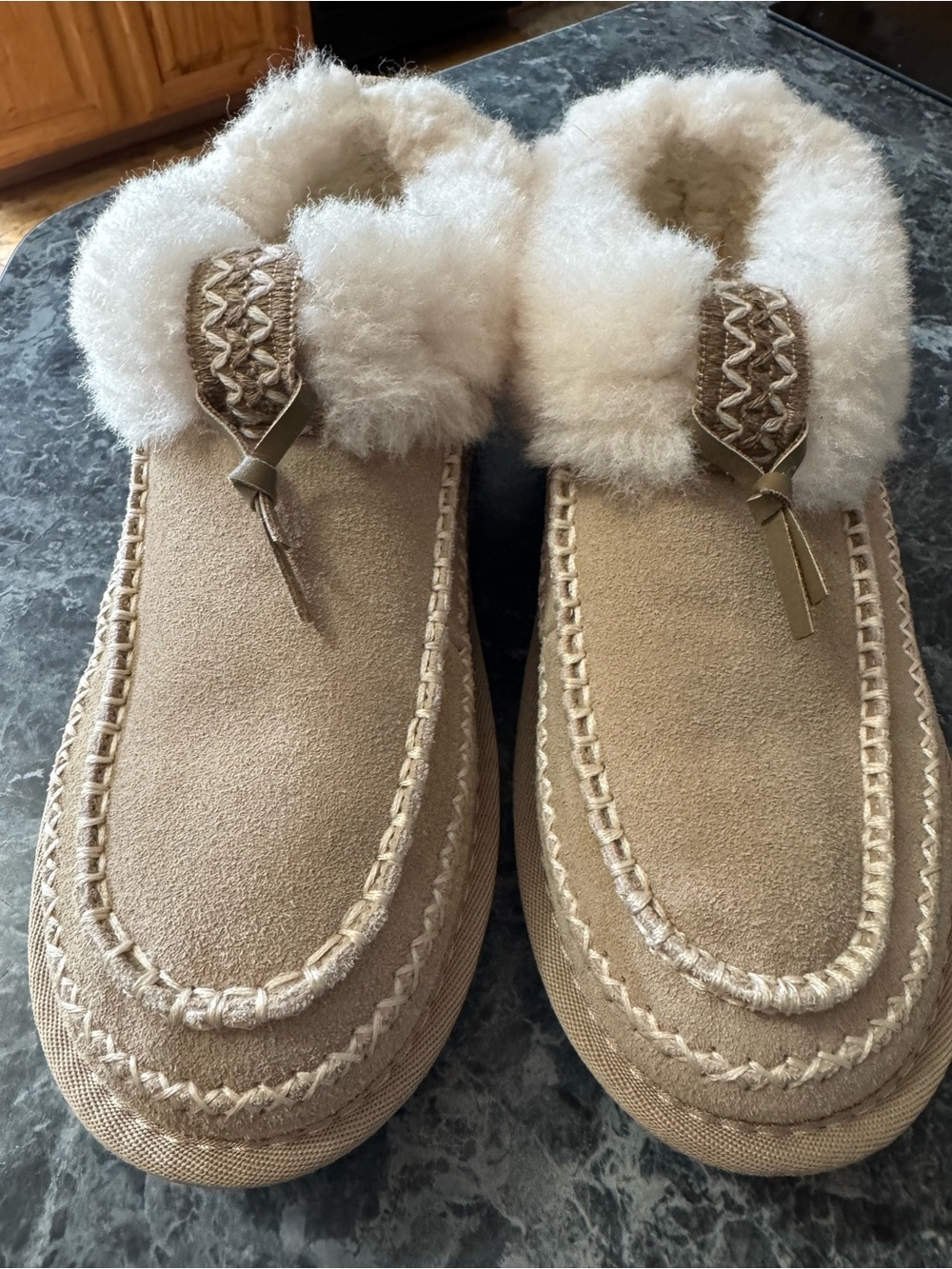 Cozy Shearling-Lined Women's Tan Suede boots